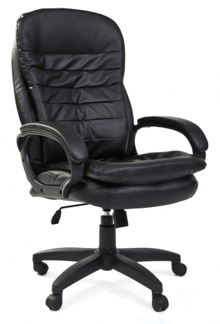 Офисное кресло руководителя Chairman 795 LT экокожа черный