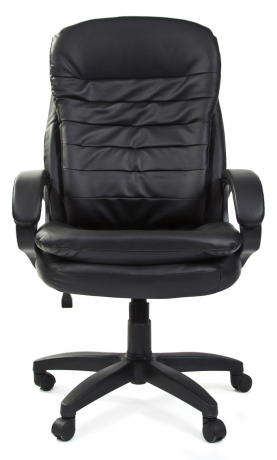 Офисное кресло руководителя Chairman 795 LT экокожа черный