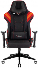 Кресло компьютерное игровое Zombie VIKING 4 AERO черный/красный текстиль/экокожа