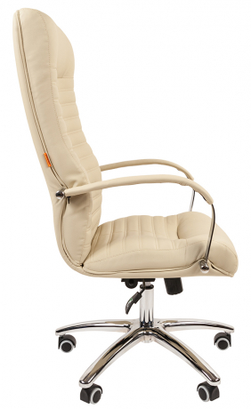 Офисное кресло руководителя Chairman 480 экокожа бежевый