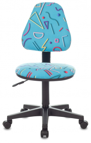 Детское компьютерное кресло Бюрократ KD-4 голубой Sticks 06