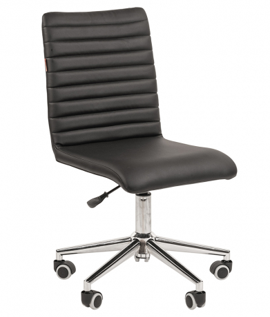 Офисное кресло Chairman 020 экокожа черный