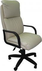 Кресло офисное Надир Стандарт кожа бежевая