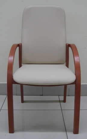 Стул офисный Джуно Люкс экокожа бежевая