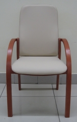 Стул офисный Джуно Люкс экокожа бежевая