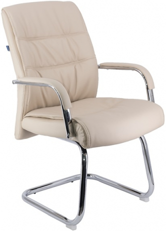 Офисное конференц-кресло Everprof Bond CF экокожа бежевая