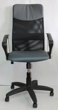 Компьютерное кресло Direct ткань-сетка серая/черная