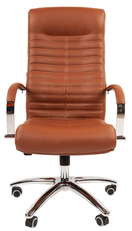 Офисное кресло руководителя Chairman 480 экокожа коричневый