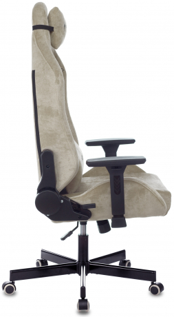 Кресло игровое Knight N1 Fabric бежевый Light-21