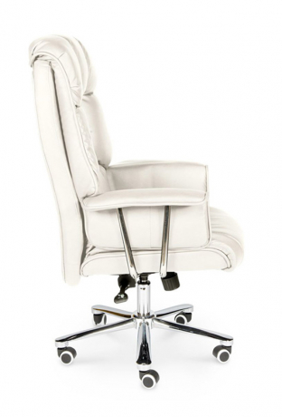 Офисное кресло руководителя Norden Президент слоновая кость кожа