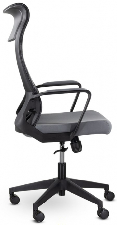 Компьютерное кресло UTFC Рекорд М-878 черный пластик серый