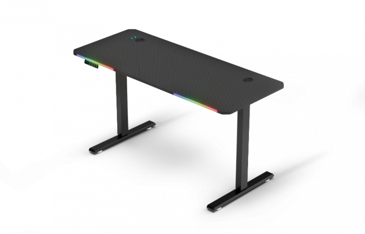 Компьютерный стол GTX-S1D с регулировкой высоты и подсветкой RGB