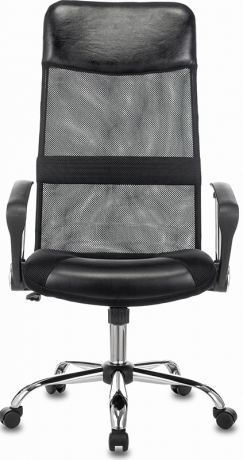 Кресло руководителя Бюрократ CH-600SL черный экокожа/сетка