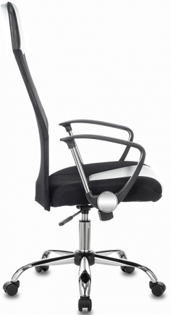 Кресло руководителя Бюрократ CH-600SL черный экокожа/сетка