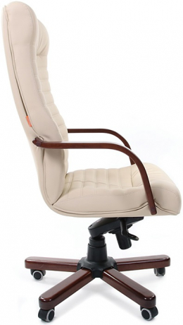 Офисное кресло руководителя Chairman 480 WD экокожа бежевый