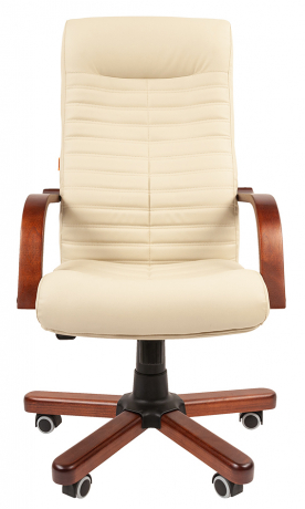 Офисное кресло руководителя Chairman 480 WD экокожа бежевый