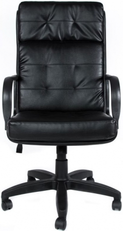 Кресло офисное Президент Стандарт кожа черная