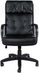 Кресло офисное Президент Стандарт кожа черная