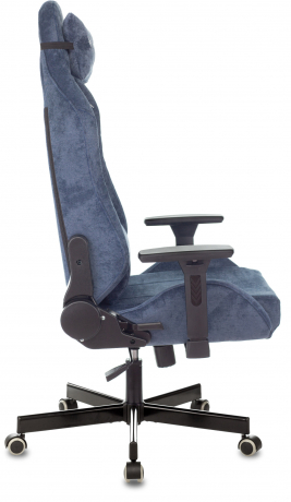 Кресло игровое Knight N1 Fabric синий Light-27