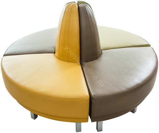 Угловая секция дивана «Лабиринт» на 270 градусов — идеальный выбор для вашего офиса