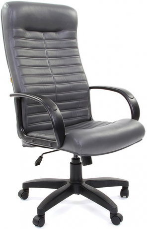 Кресло офисное Chairman 480 LT экокожа серая