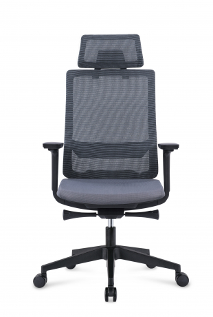 Офисное кресло Norden Рейн черный/серый