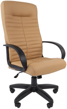 Кресло офисное Chairman 480 LT экокожа бежевая