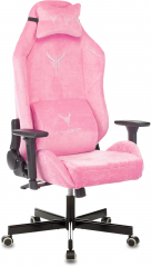 Кресло игровое Knight N1 Fabric розовый Velvet 36