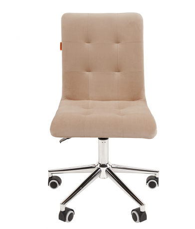 Компьютерное кресло Chairman 030 хром бежевый велюр