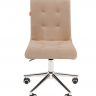 Компьютерное кресло Chairman 030 хром бежевый велюр