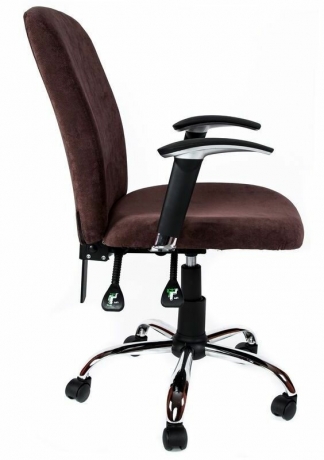 Кресло Алекс синхро ТР (хром крестовина)