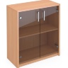 Стеллаж офисный А-302 + двери А-стл. 302 тонированное