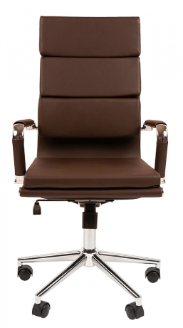 Офисное кресло руководителя Chairman 750 экокожа коричневая