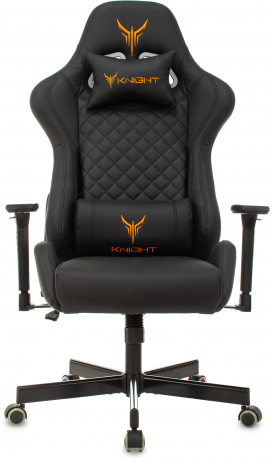 Кресло игровое Knight ARMOR черный ромбик