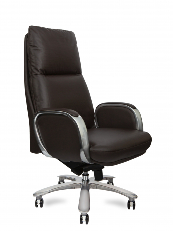Кресло руководителя Norden Сенат коричневая кожа