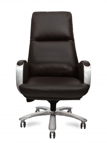 Кресло руководителя Norden Сенат коричневая кожа