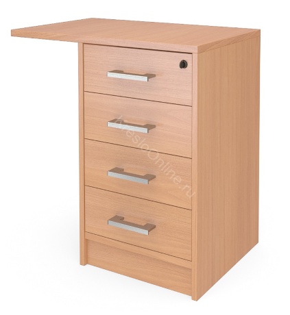 Тумба офисная приставная АТ-05 (73*45*74) топ А-706