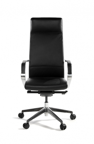 Кресло руководителя Norden Сиена черная кожа
