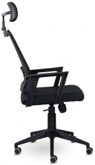 Компьютерное кресло UTFC Аэро М-808 BLACK PL экокожа черный