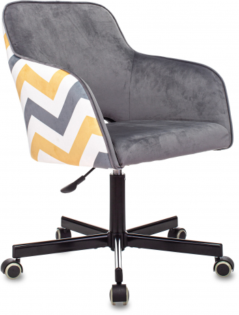 Компьютерное кресло Бюрократ CH-380M серая жемчужина Italia 26 зигзаг