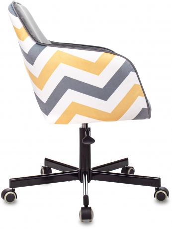 Компьютерное кресло Бюрократ CH-380M серая жемчужина Italia 26 зигзаг