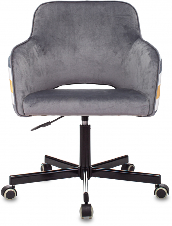 Компьютерное кресло Бюрократ CH-380M серая жемчужина Italia 26 зигзаг