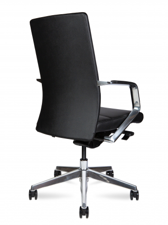 Кресло руководителя Norden Сиена LB черная кожа