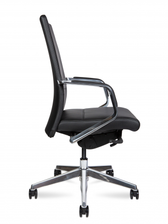 Кресло руководителя Norden Сиена LB черная кожа