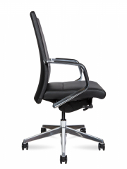 Кресло руководителя Norden Сиена LB черная кожа