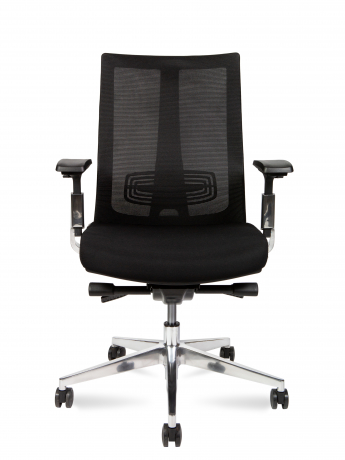 Кресло руководителя Norden Vogue aluminium LB черный