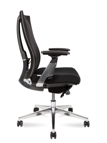 Кресло руководителя Norden Vogue aluminium LB черный