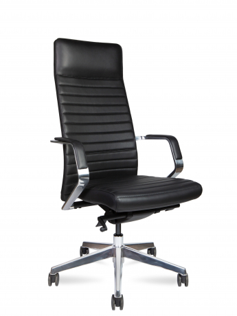 Кресло руководителя Norden Сиена M черная кожа