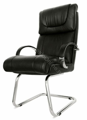 Конференц-кресло «Орхидея Хром»: комфортное хромированное решение для вашего офиса или зала