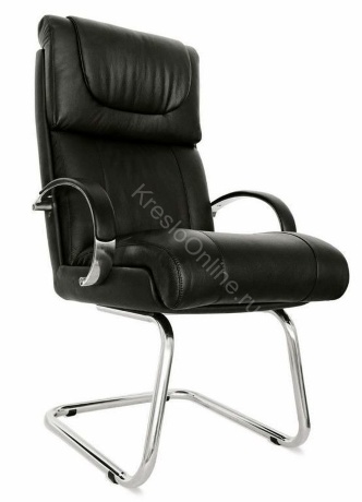 Конференц-кресло «Орхидея Хром»: комфортное хромированное решение для вашего офиса или зала